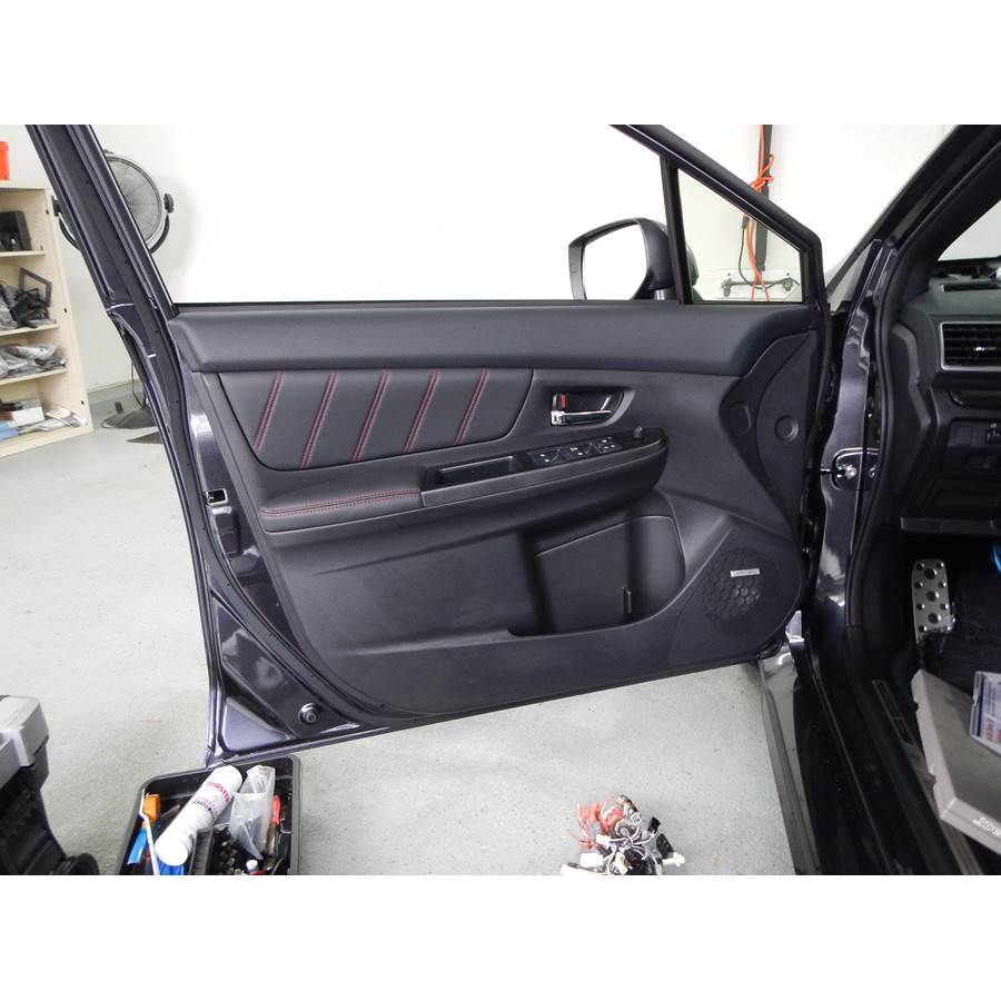 2021 Subaru WRX STI Front door speaker location