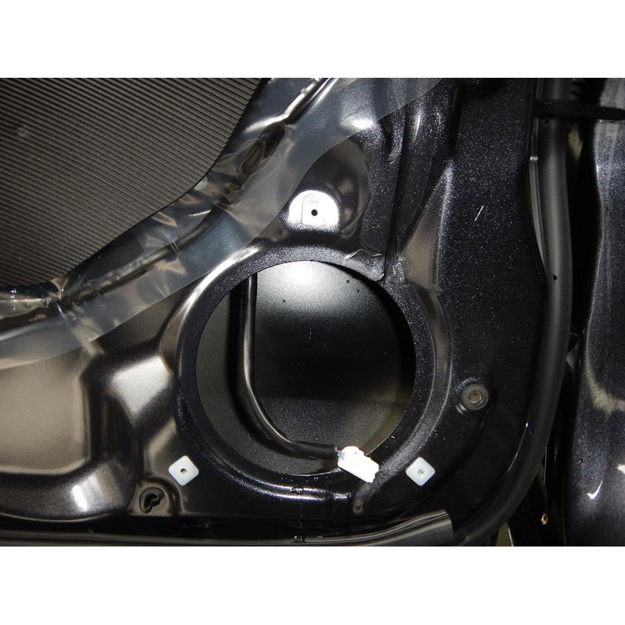 2017 Subaru WRX Rear door speaker removed