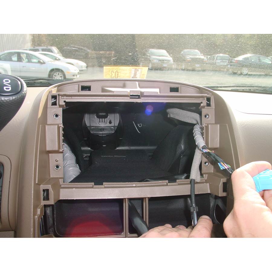 2002 Honda CRV EX Factory radio removed
