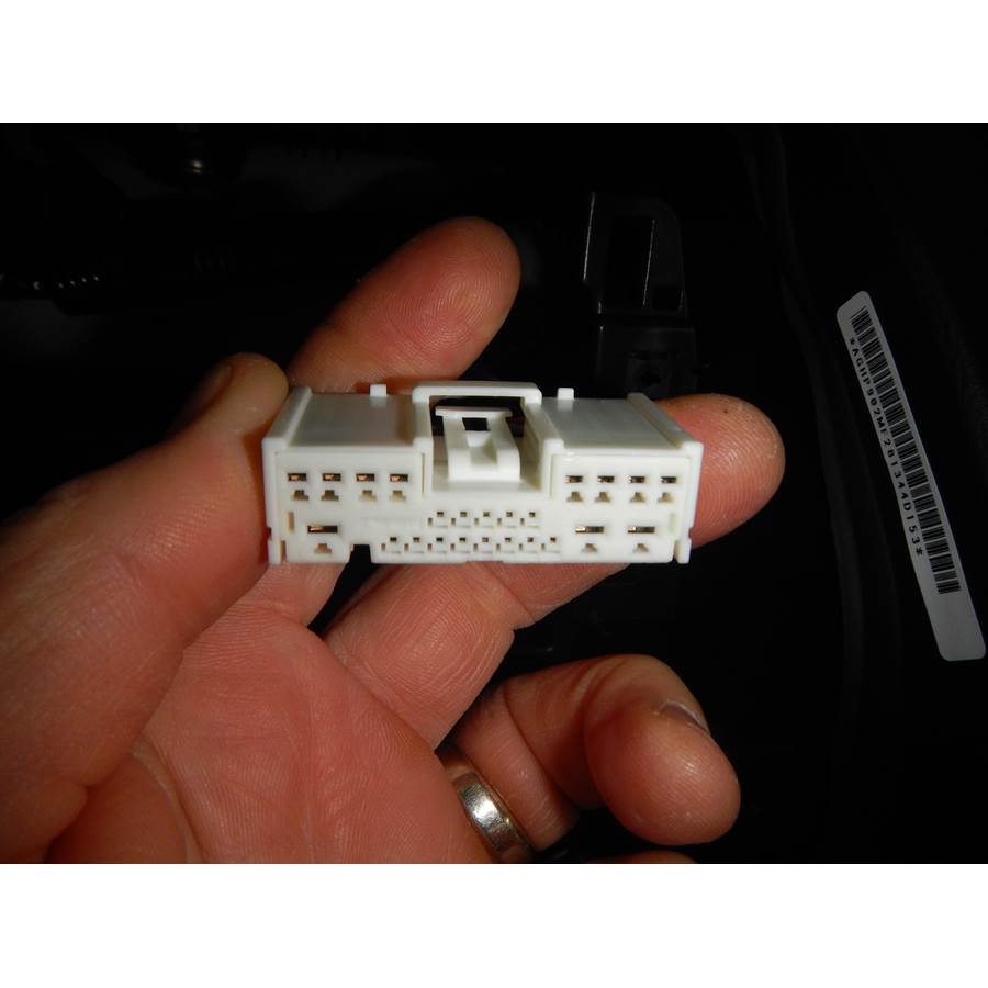 2014 Mazda 6 Factory radio wiring