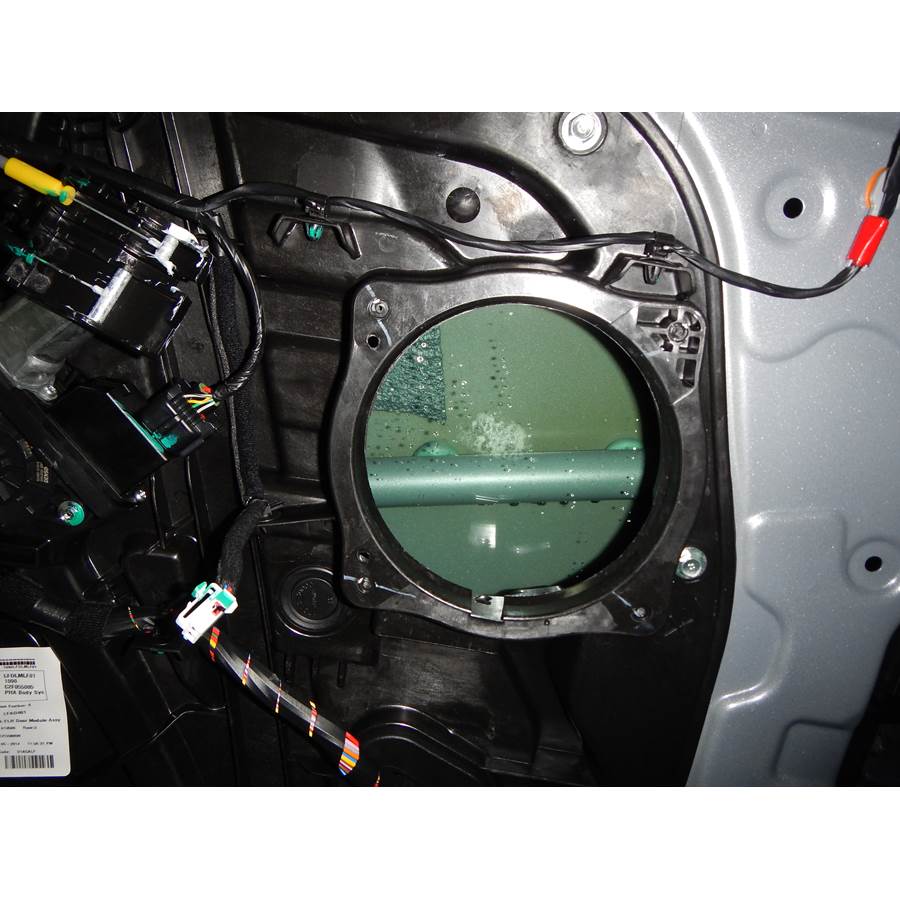 2016 Hyundai Sonata SE Front speaker removed