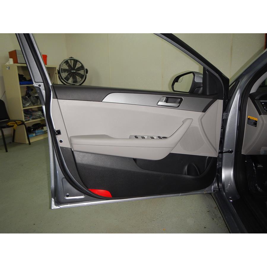 2017 Hyundai Sonata Sport Front door speaker location