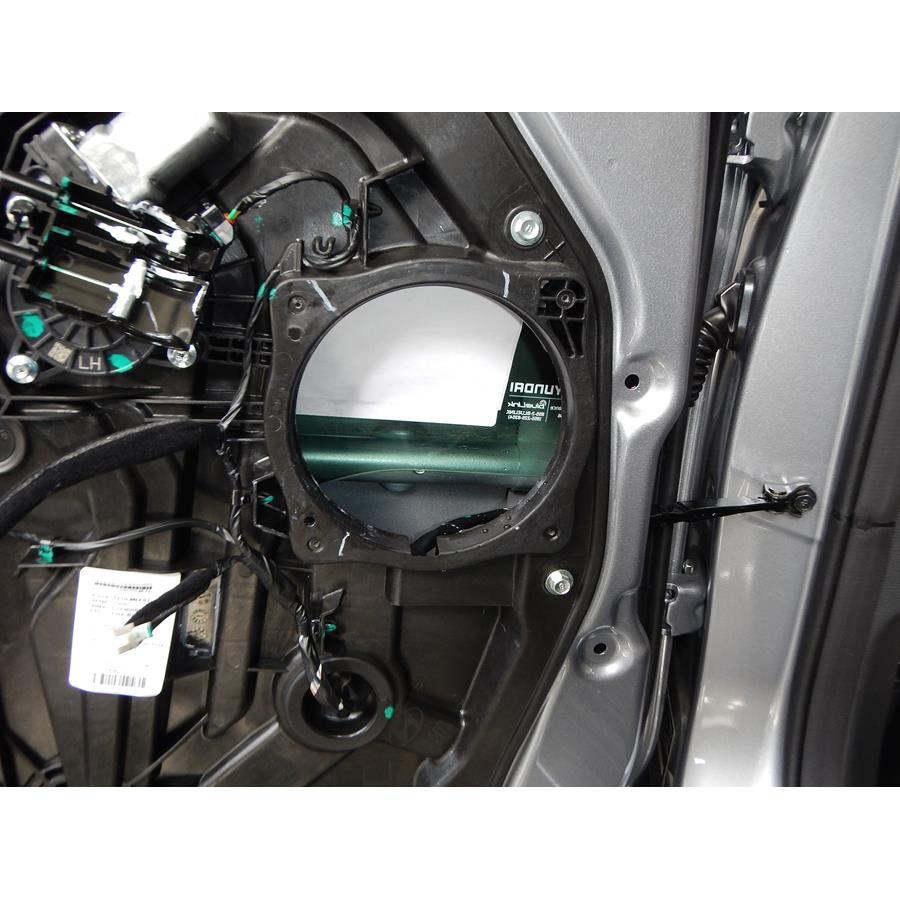 2017 Hyundai Sonata ECO Rear door speaker removed