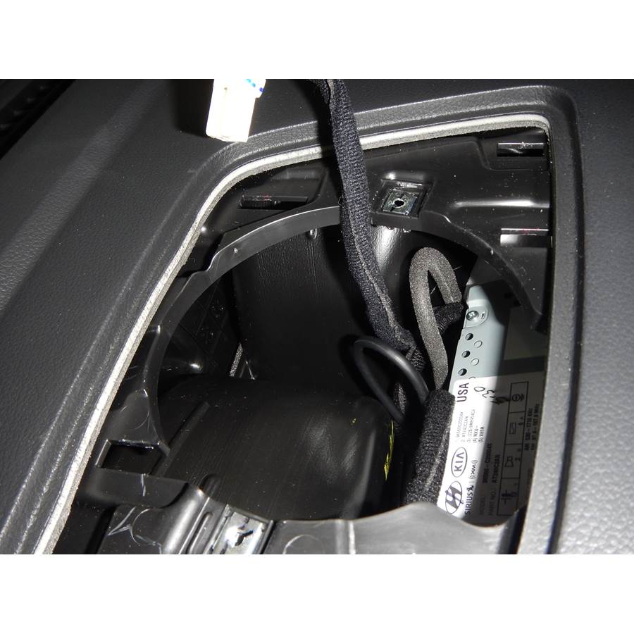 2015 Hyundai Sonata Limited Center dash speaker removed
