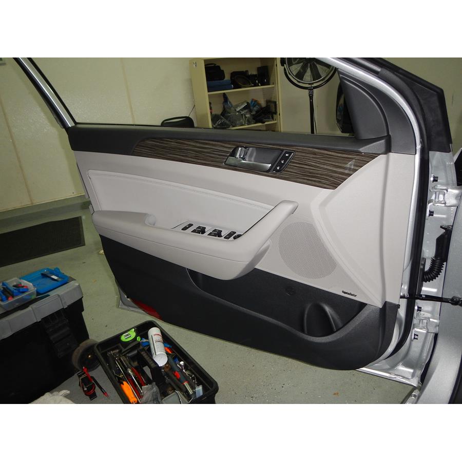 2017 Hyundai Sonata Limited Front door speaker location