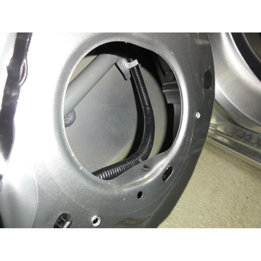 2013 Nissan Versa Rear door speaker removed