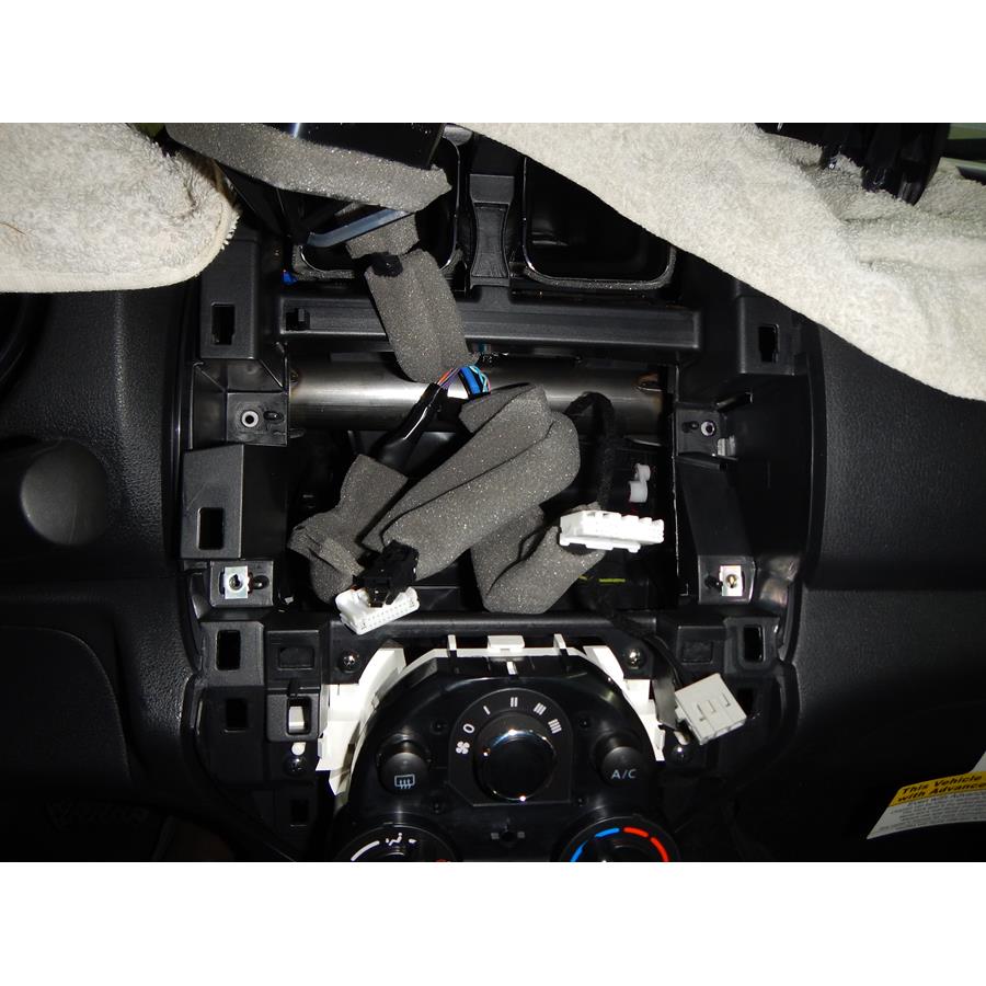 2015 Nissan Versa S Factory radio removed