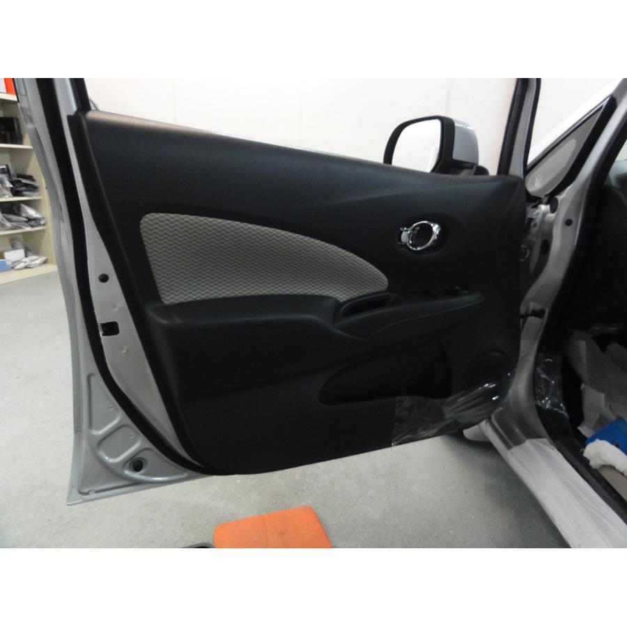 2017 Nissan Versa Note Front door speaker location