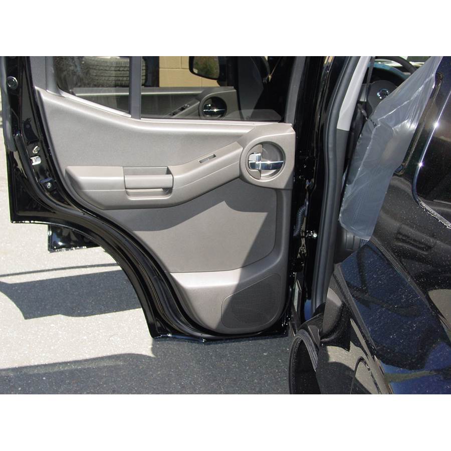 2006 Nissan Xterra Rear door speaker location