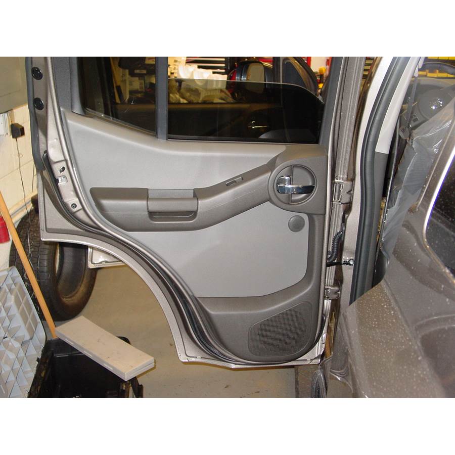 2010 Nissan Xterra Rear door speaker location