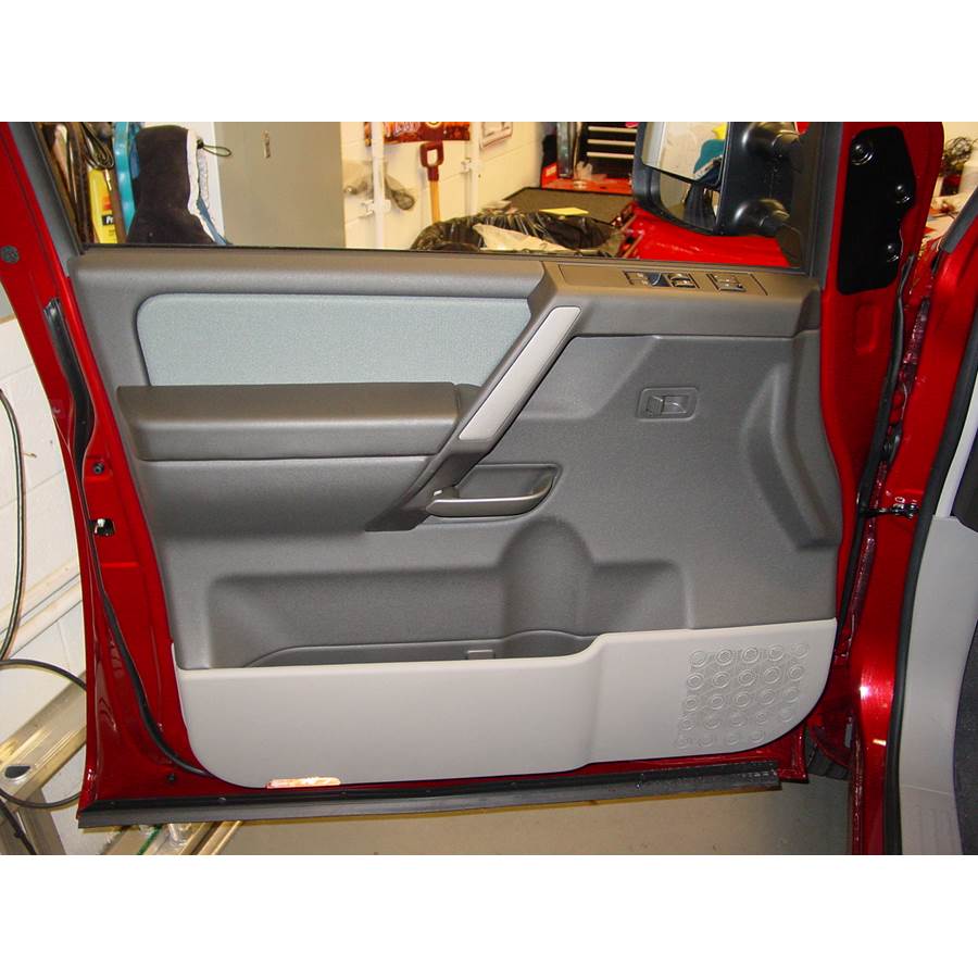 2005 Nissan Titan Front door speaker location