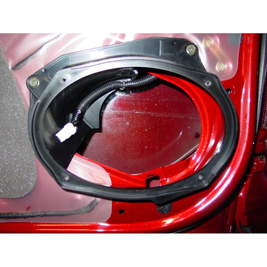 2008 Nissan Titan Front speaker removed