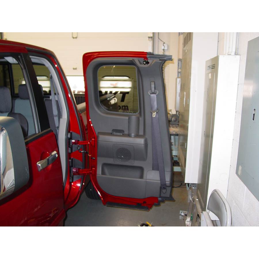 2010 Nissan Titan Rear door speaker location