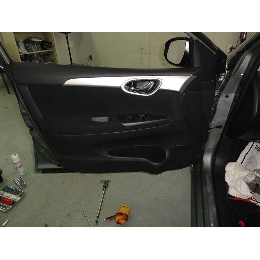 2013 Nissan Sentra Front door speaker location