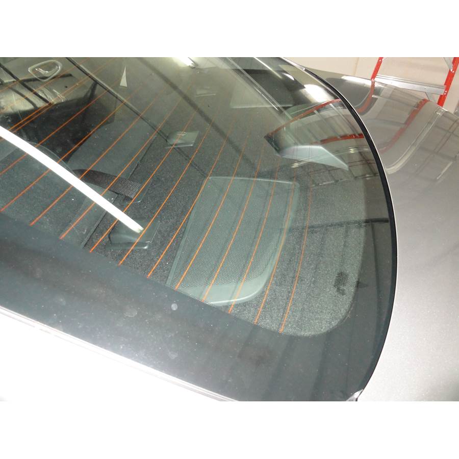 2013 Nissan Sentra Rear deck speaker location
