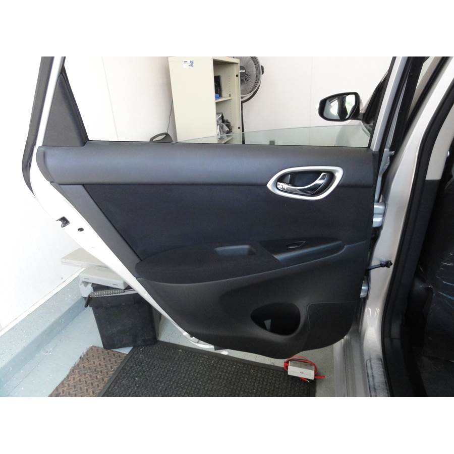 2016 Nissan Sentra Rear door speaker location