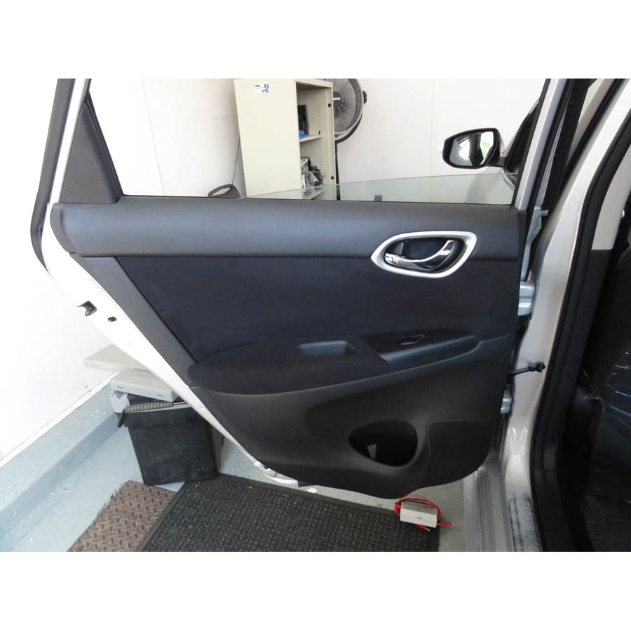2017 Nissan Sentra Rear door speaker location