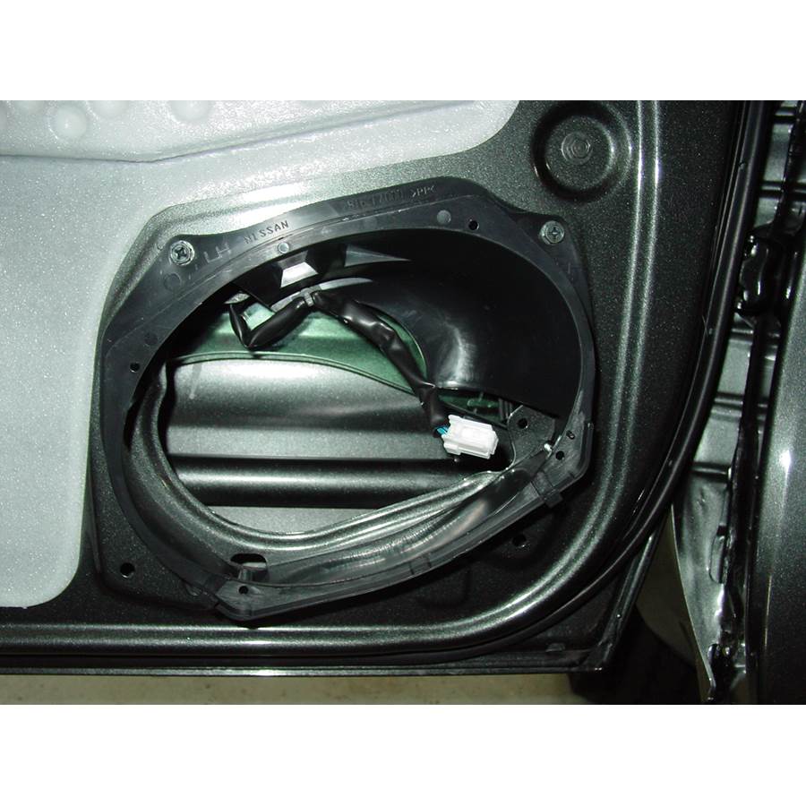 2011 Nissan Frontier S Front speaker removed
