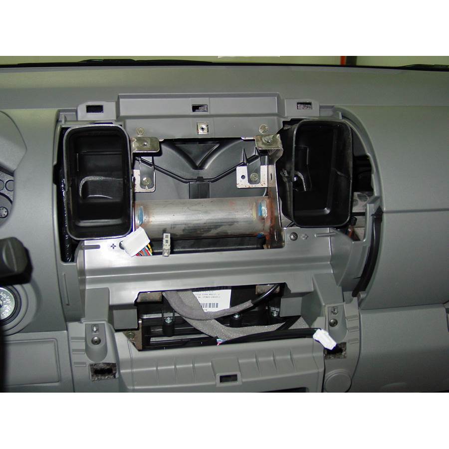 2011 Suzuki Equator Factory radio removed