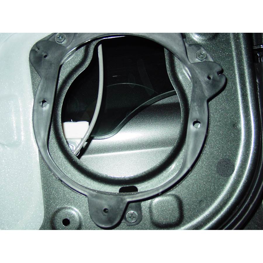 2014 Nissan Frontier PRO-4X Rear door speaker removed