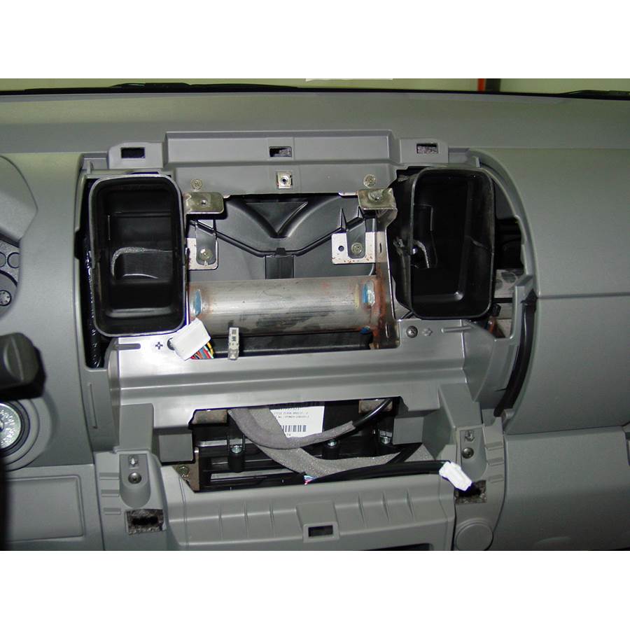 2014 Nissan Frontier S Factory radio removed