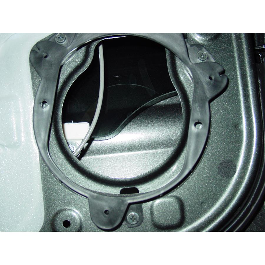 2015 Nissan Frontier SV Rear door speaker removed