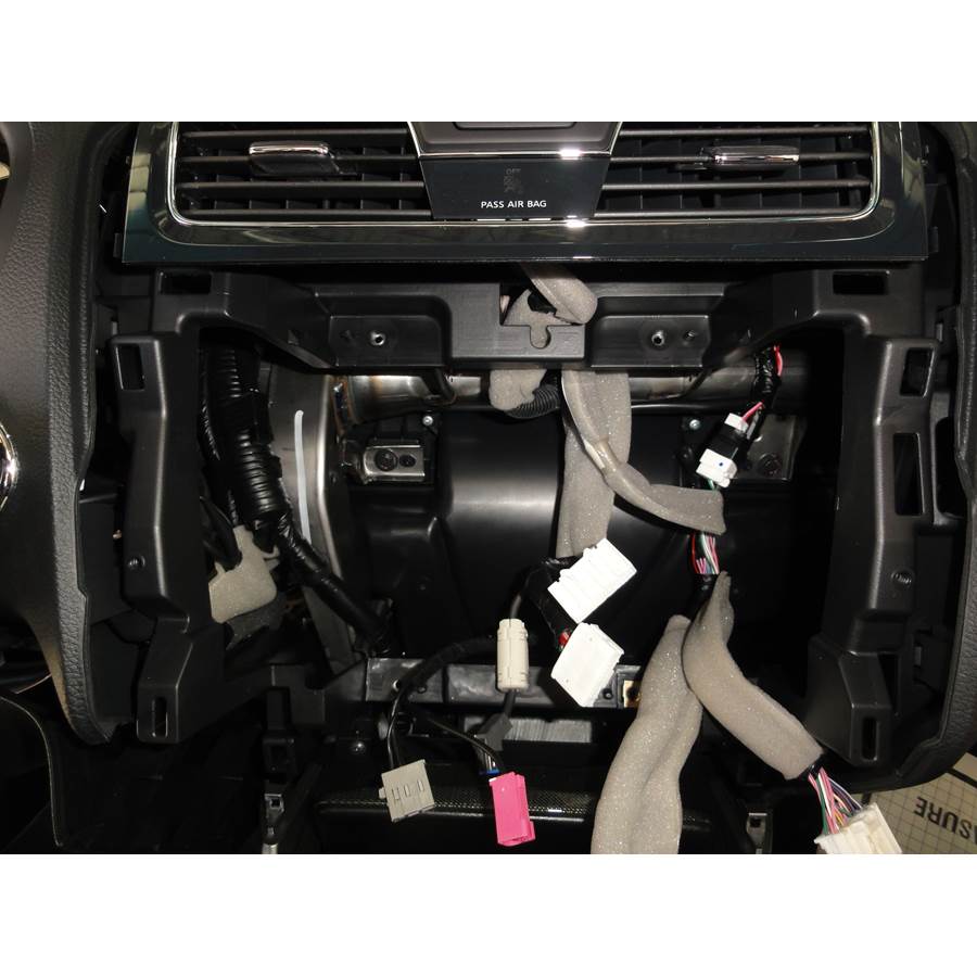 2018 Nissan Altima Factory radio removed