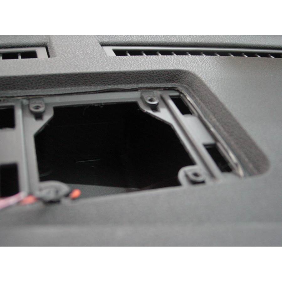 2008 Nissan Altima Center dash speaker removed