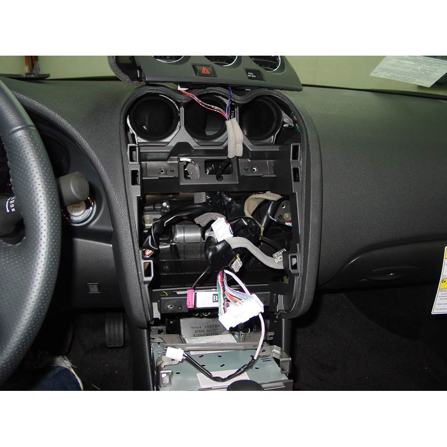 2009 Nissan Altima Factory radio removed