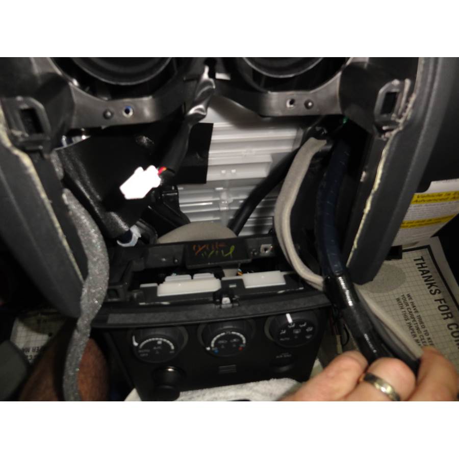 2011 Nissan Rogue Factory radio removed