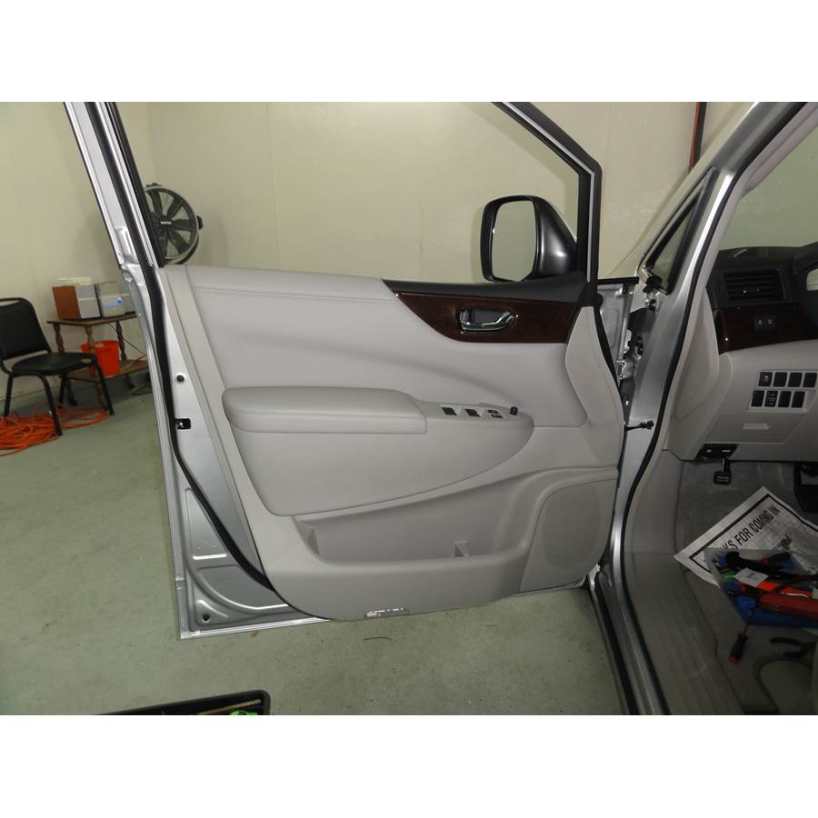 2017 Nissan Quest Front door speaker location