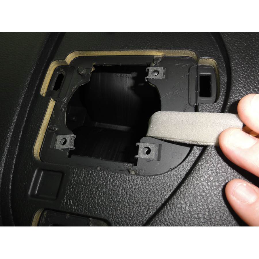 2015 Nissan Quest Center dash speaker removed