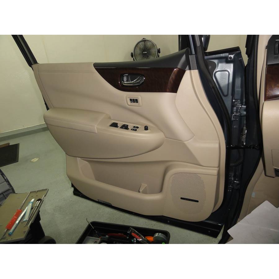 2012 Nissan Quest Front door speaker location