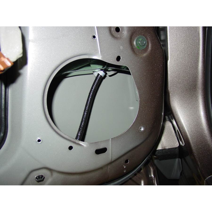 2012 Nissan Murano Front speaker removed