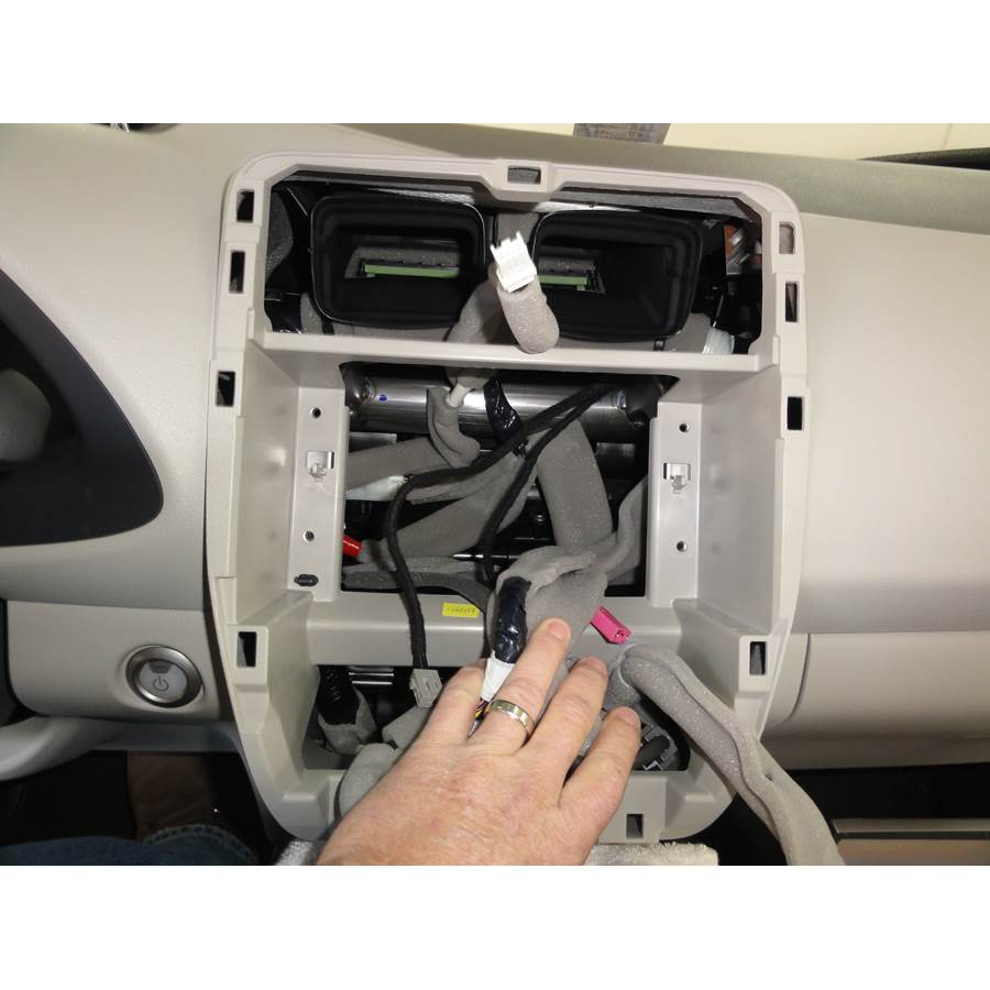 2012 Nissan Leaf Factory radio removed