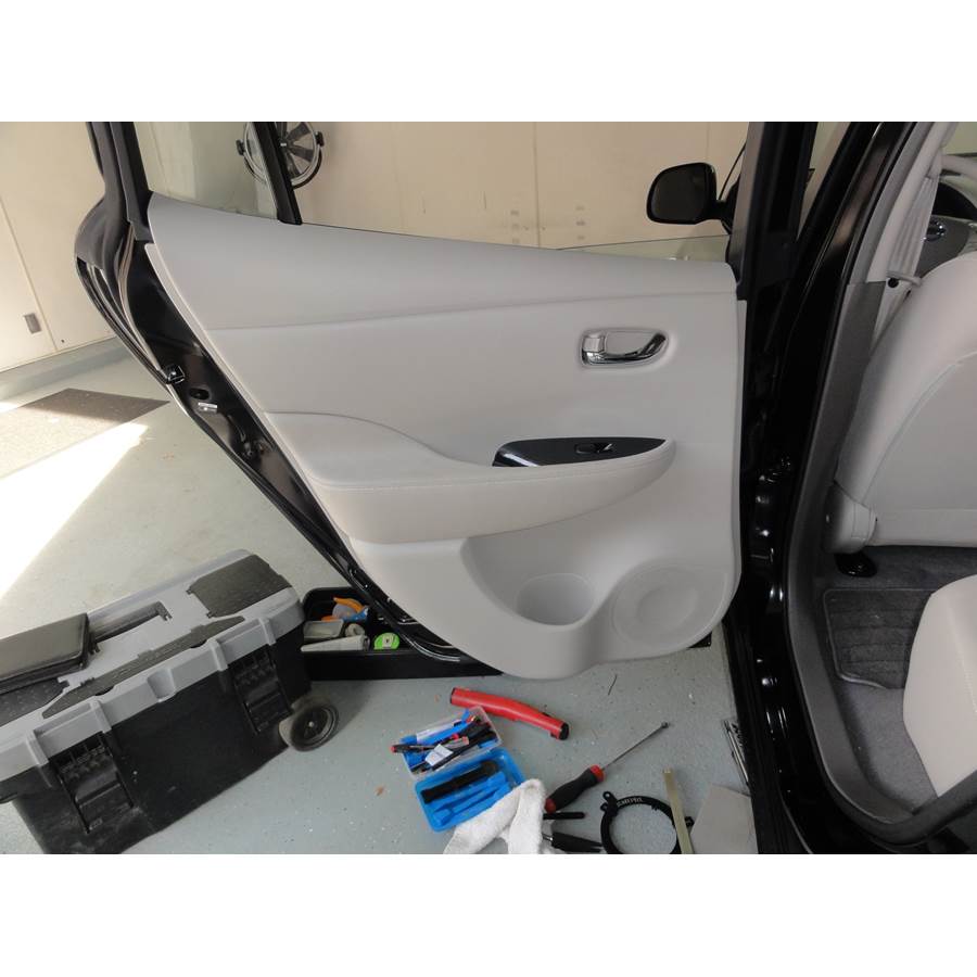 2012 Nissan Leaf Rear door speaker location