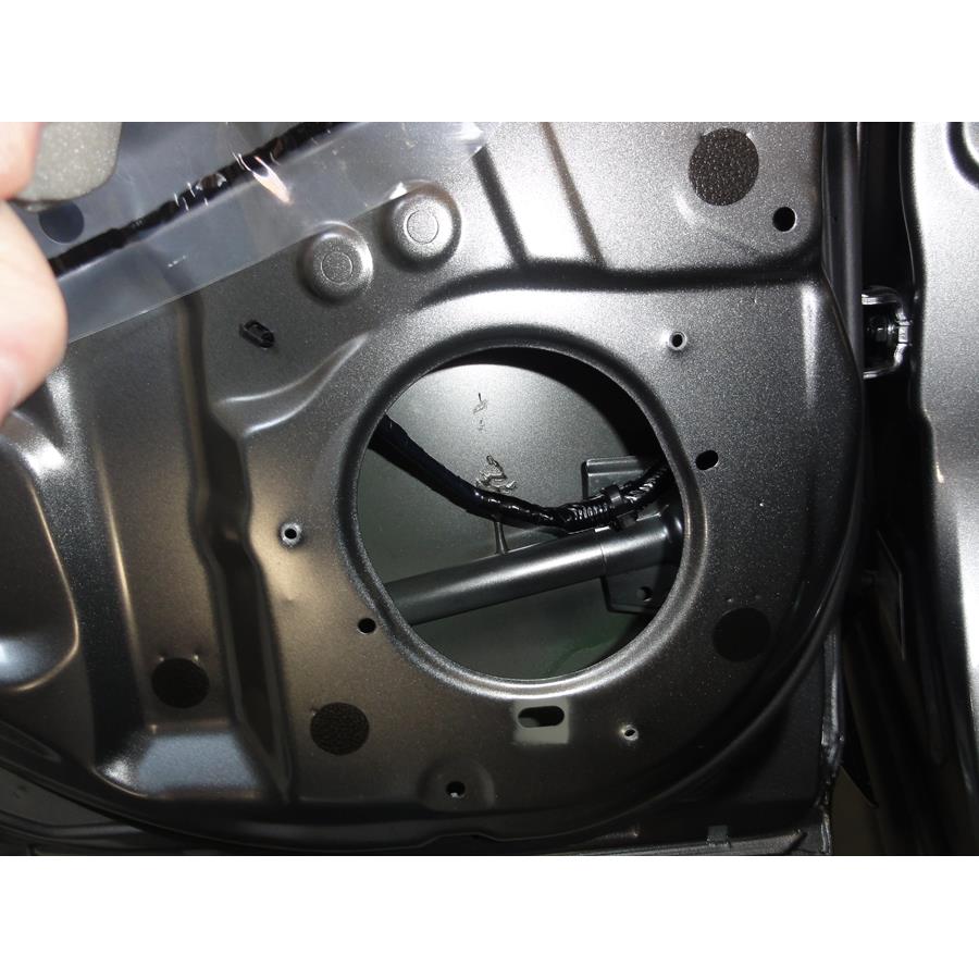 2016 Nissan Juke Rear door speaker removed