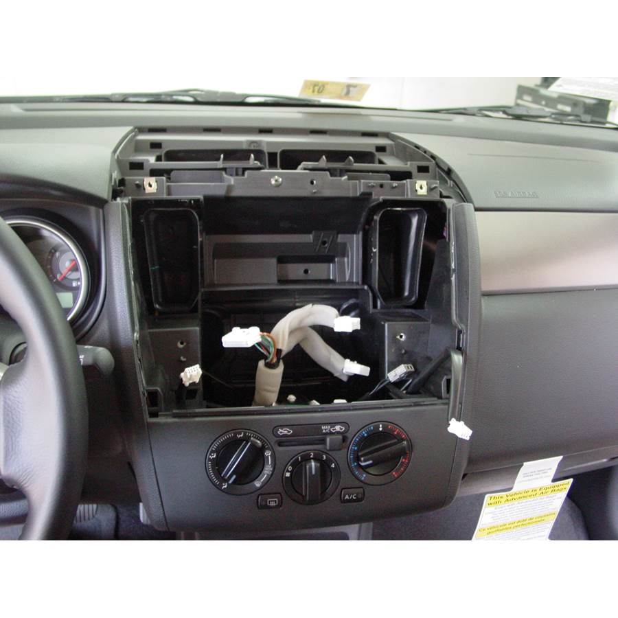 2008 Nissan Versa Factory radio removed