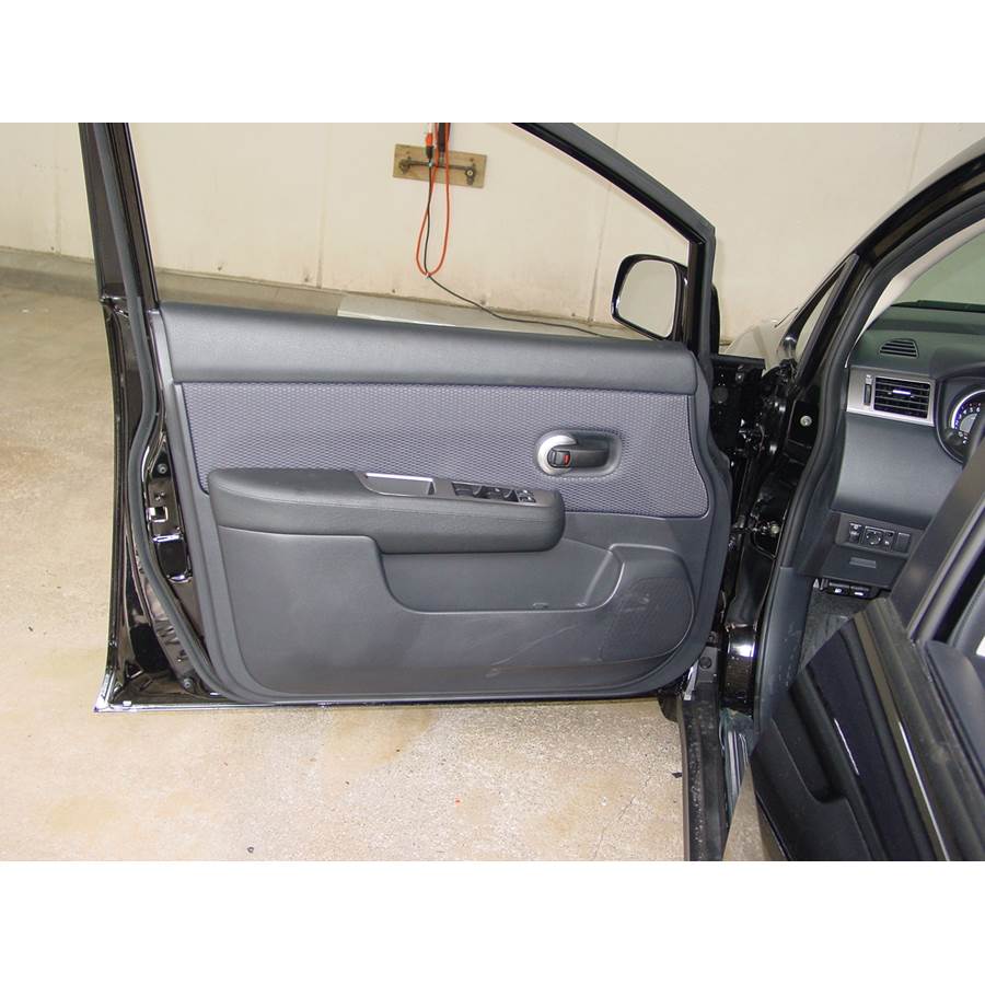 2011 Nissan Versa Front door speaker location