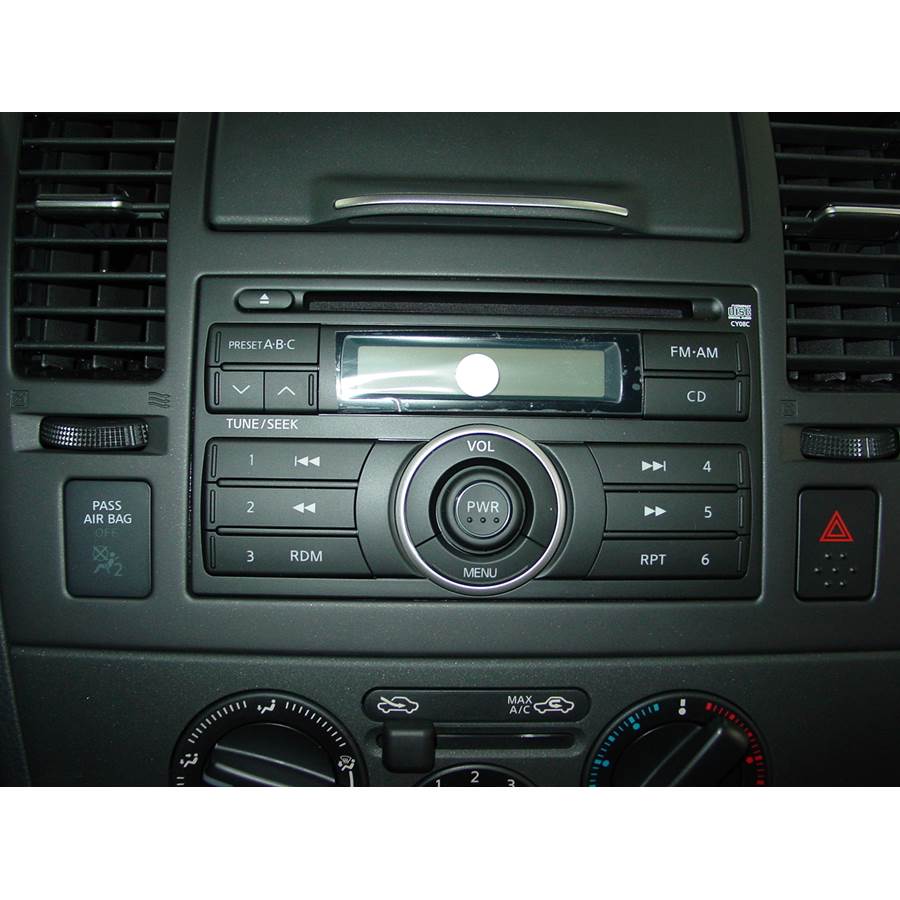 2011 Nissan Versa Other factory radio option