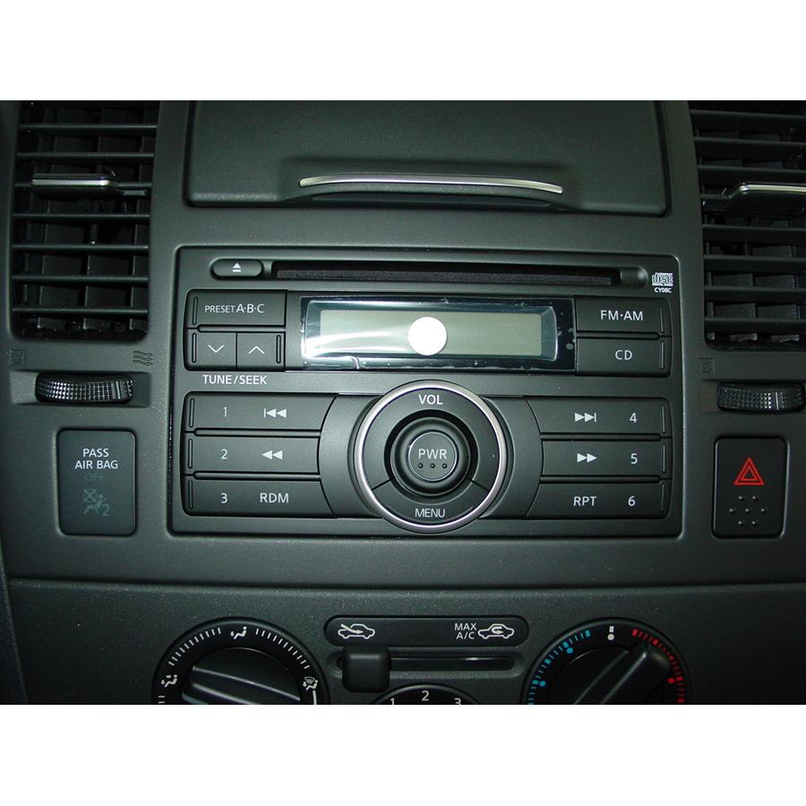 2012 Nissan Versa Other factory radio option