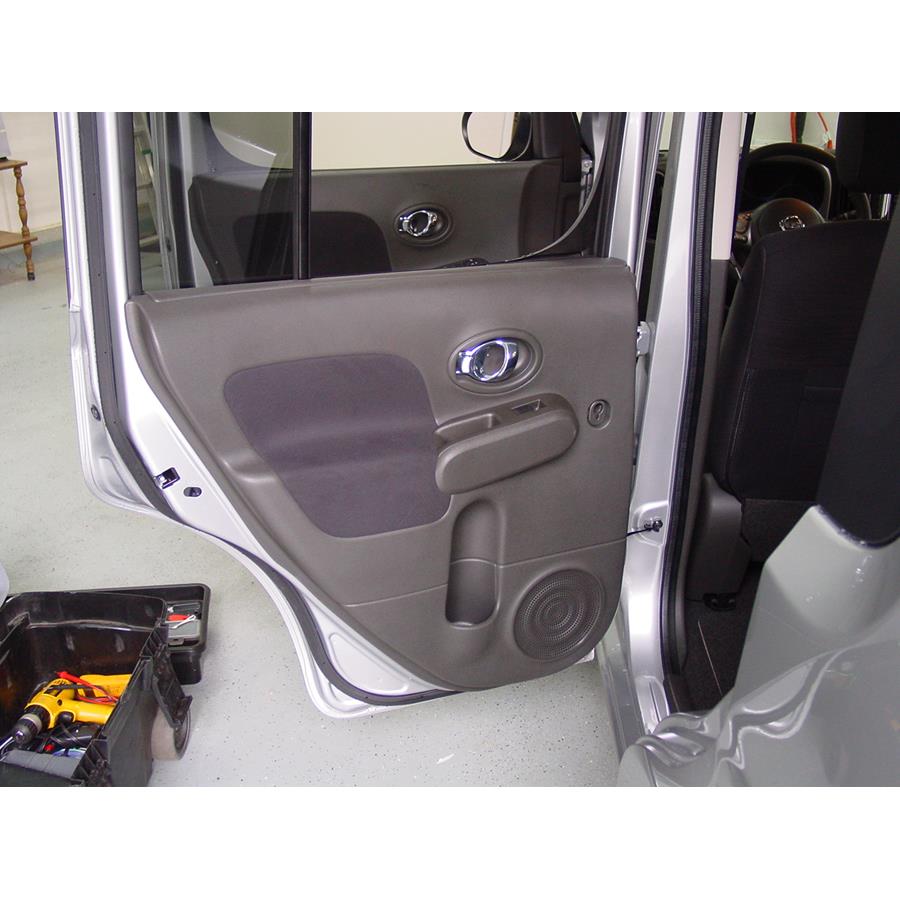 2014 Nissan Cube Rear door speaker location