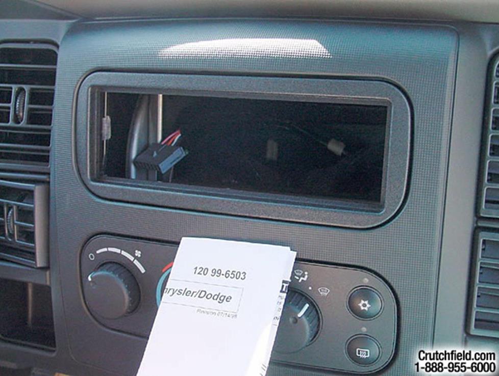 2006 dodge ram 1500 radio replacement