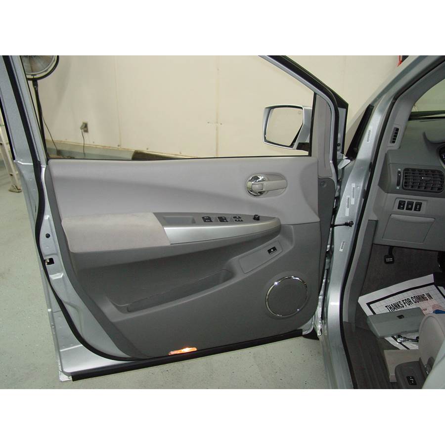 2007 Nissan Quest Front door speaker location