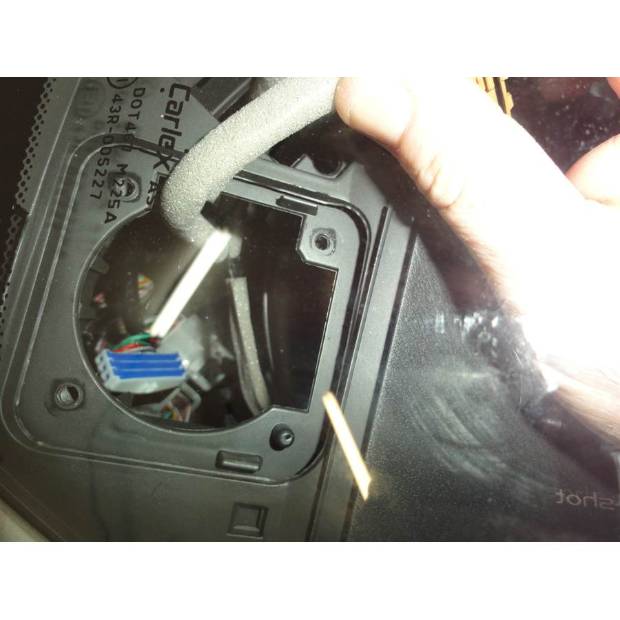 2015 Nissan Pathfinder Dash speaker removed