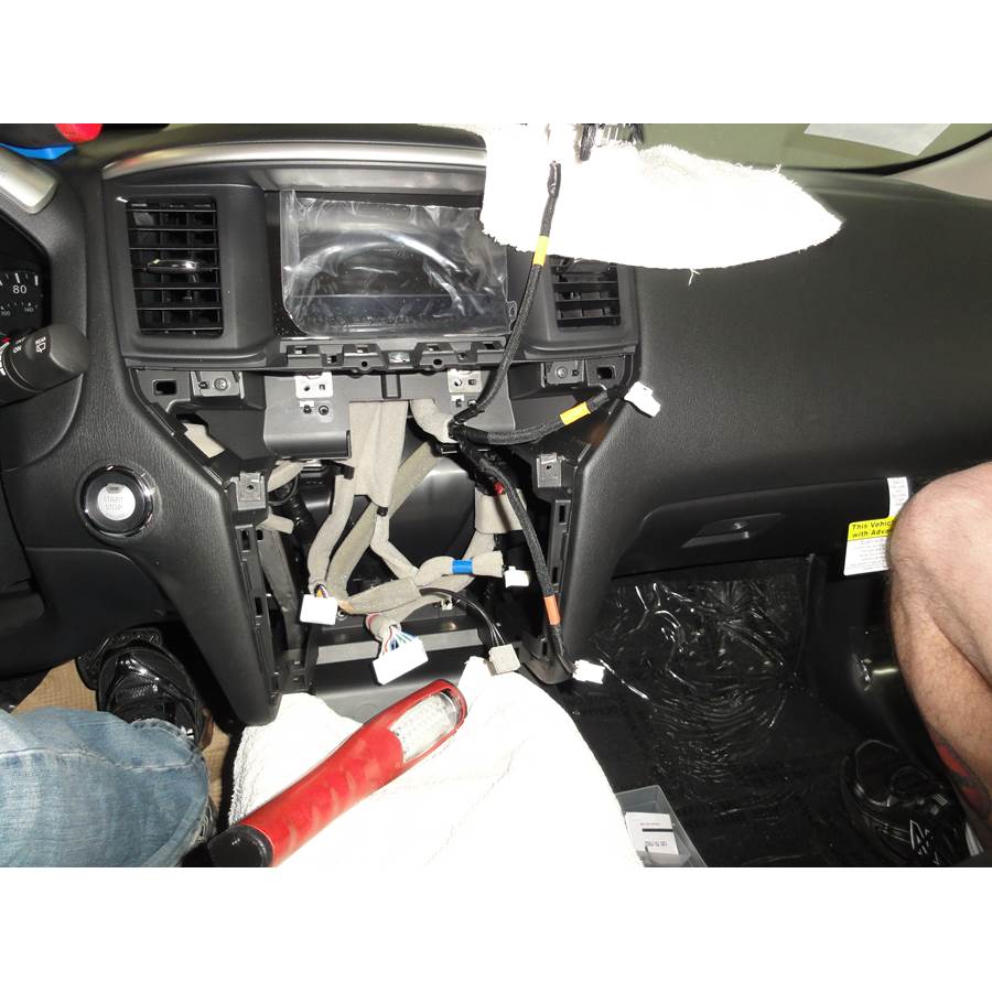 2015 Nissan Pathfinder Factory radio removed