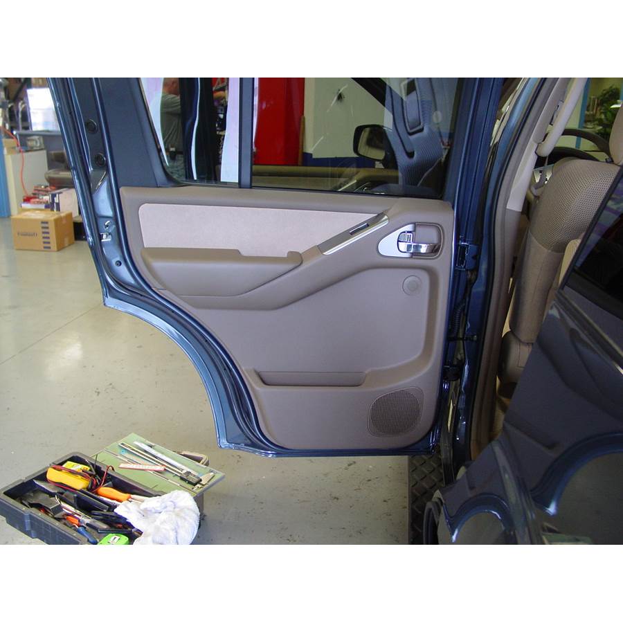 2012 Nissan Pathfinder Rear door speaker location