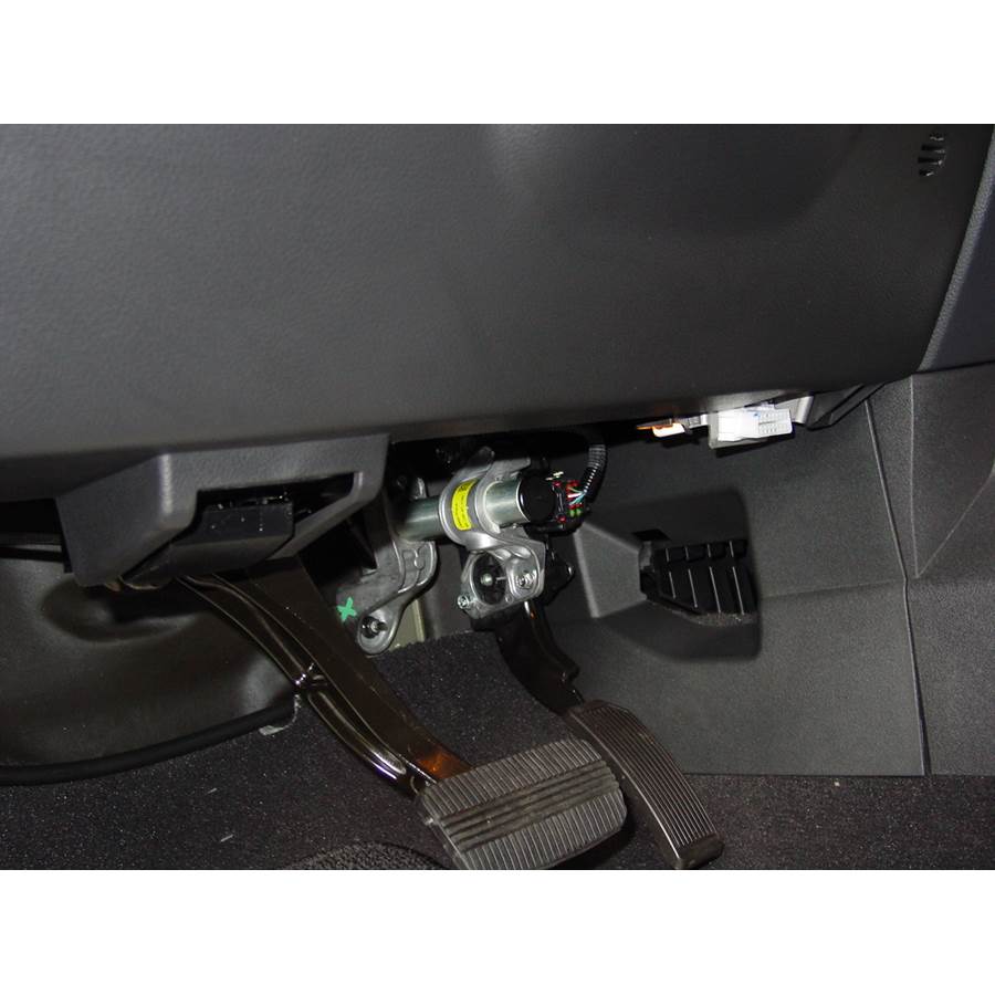 2014 Nissan Armada Factory amplifier location