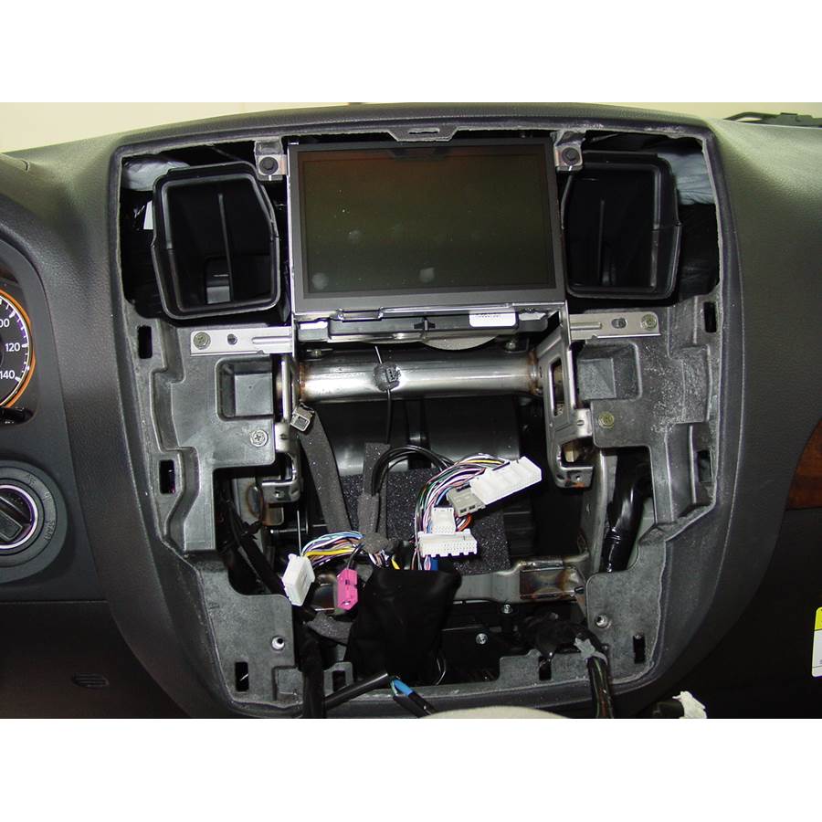 2008 Nissan Armada Factory radio removed