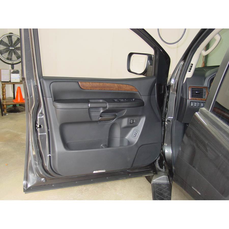 2014 Nissan Armada Front door speaker location